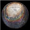 Image 3 : 1890-p Rainbow Toned Morgan Dollar $1 Grades Select Unc