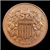 Image 2 : 1864 Two Cent Piece 2c Grades xf