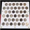Image 2 : Complete Jefferson Nickel Set 1938-1964 72 coins All UNCS