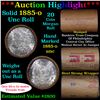 Image 1 : ***Auction Highlight*** Full solid date 1885-o Uncirculated Morgan silver dollar roll, 20 coins (fc)