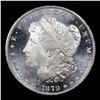 Image 2 : ***Auction Highlight*** 1879-s Morgan Dollar $1 Graded ms66+ DMPL By SEGS (fc)