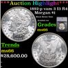 Image 1 : ***Auction Highlight*** 1892-p vam 3 I3 R4 Morgan Dollar $1 Graded ms66 By SEGS (fc)