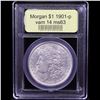 Image 4 : ***Auction Highlight*** 1901-p vam 14 I3 R5 Morgan Dollar $1 Graded Select Unc By USCG (fc)