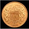 Image 2 : ***Auction Highlight*** 1867 Two Cent Piece 2c Graded Choice Unc RD By USCG (fc)