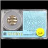 Image 3 : Waffle Statehood Cancelled  Washington Quarter 25c GRaded BU+ BY GCS