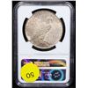 Image 3 : NGC 1923-p Peace Dollar $1 Graded ms64 By NGC