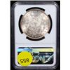 Image 3 : NGC 1883-p Morgan Dollar $1 Graded ms64 By NGC