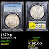 PCGS 1879-p Morgan Dollar $1 Graded ms63 By PCGS