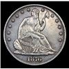Image 2 : 1876-p Seated Half Dollar 50c Graded Choice AU/BU Slider