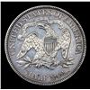 Image 3 : 1876-p Seated Half Dollar 50c Graded Choice AU/BU Slider