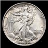 Image 2 : 1943-p Walking Liberty Half Dollar 50c Grades Choice AU/BU Slider