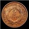 Image 3 : 1864 Large motto Two Cent Piece 2c Grades xf+