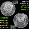 Image 1 : 1884-o Morgan Dollar $1 Grades Choice Unc+ PL