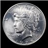 Image 2 : 1925-p Peace Dollar $1 Grades GEM+ Unc