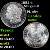 Image 1 : 1882-s Morgan Dollar $1 Grades Select+ Unc