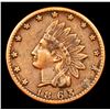 Image 2 : 1863 Indian F-79-351a Civil War Token 1c Grades xf+