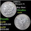 Image 1 : 1884-s Morgan Dollar $1 Grades Select AU