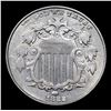 Image 2 : 1882 Shield Nickel 5c Grades Select Unc