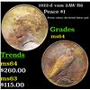Image 1 : 1922-d vam 2AW I2 R6 Peace Dollar $1 Grades Choice Unc