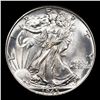 Image 2 : 1945-p Walking Liberty Half Dollar 50c Grades Choice Unc