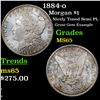 Image 1 : 1884-o Morgan Dollar $1 Grades GEM Unc