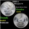Image 1 : 1891-s Morgan Dollar $1 Grades Choice Unc