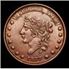 Image 2 : 1837 Center Market Accomindation HT-239 Hard Times Token 1c Grades Choice AU/BU Slider+