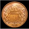 Image 2 : 1865 Two Cent Piece 2c Grades Select Unc RB