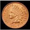 Image 2 : 1907 Indian Cent 1c Grades Select+ Unc BN