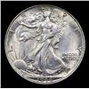 Image 2 : 1944-p Walking Liberty Half Dollar 50c Grades Select Unc