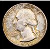 Image 2 : 1943-p Washington Quarter 25c Grades GEM Unc