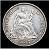 Image 2 : 1887-s Seated Liberty Dime 10c Grades Unc Details