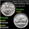 Image 1 : 1926-p Oregon Trail Old Commem Half Dollar 50c Grades Choice+ Unc
