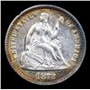 Image 2 : 1872-p Seated Liberty Half Dime 1/2 10c Grades Select+ Unc