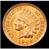 Image 2 : 1906 Indian Cent 1c Grades Choice AU/BU Slider