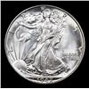 Image 2 : 1942-p Walking Liberty Half Dollar 50c Grades GEM Unc