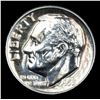 Image 2 : Proof 1953 Roosevelt Dime 10c Grades GEM++ Proof