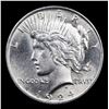 Image 2 : 1924-p Peace Dollar $1 Grades Select+ Unc