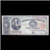 Image 2 : Ultra Rare 1891 $1 Trteasury Note "Stanton Note" FR-352 Bruce-Roberts Grades vg, very good