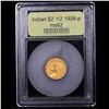 Image 4 : ***Auction Highlight*** 1926-p Gold Indian Quarter Eagle $2 1/2 Graded Select Unc By USCG (fc)