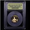 Image 4 : Proof ***Auction Highlight*** 1993-W WWII Gold Modern Commem $5 Graded GEM++ Proof Deep Cameo By USC