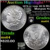 Image 1 : ***Auction Highlight*** 1878-cc vam 20 I2 R5 Morgan Dollar $1 Graded Choice Unc By USCG (fc)