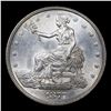 Image 2 : ***Auction Highlight*** 1877-p Trade Dollar $1 Graded Select+ Unc By USCG (fc)