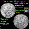 Image 1 : ***Auction Highlight*** 1888-s vam 11 R5 Morgan Dollar $1 Graded Select Unc By USCG (fc)