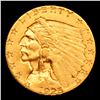 Image 2 : ***Auction Highlight*** 1925-d Gold Indian Quarter Eagle $2 1/2 Graded Select Unc By USCG (fc)