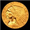 Image 2 : ***Auction Highlight*** 1928-p Gold Indian Quarter Eagle $2 1/2 Graded Select Unc By USCG (fc)