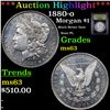 Image 1 : ***Auction Highlight*** 1880-o Morgan Dollar $1 Graded Select Unc By USCG (fc)