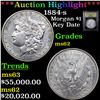 Image 1 : ***Auction Highlight*** 1884-s Morgan Dollar $1 Graded Select Unc By USCG (fc)