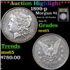 Image 1 : ***Auction Highlight*** 1899-p Morgan Dollar $1 Graded GEM Unc By USCG (fc)