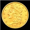 Image 2 : ***Auction Highlight*** 1835 HM-1 Classic Head $5 Gold Graded Select Unc By USCG (fc)